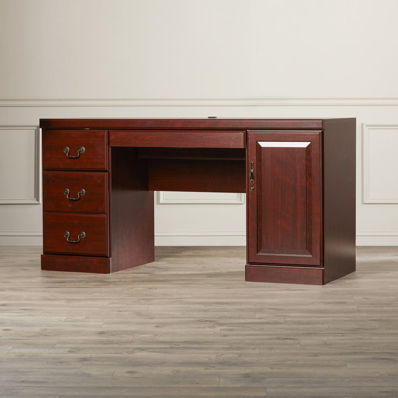 Darby Home Co Clintonville Executive Desk with Hutch & Reviews Wayfair